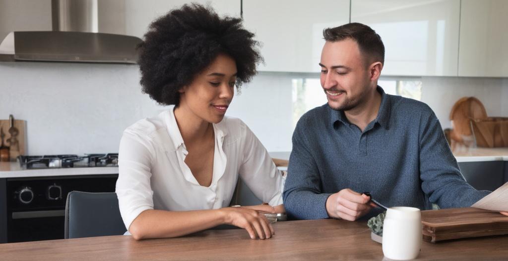 couple studying technical analysis